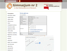 Tablet Screenshot of bip.gim2.polkowice.pl